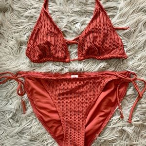 Women’s orange bikini. NEVER WORN!